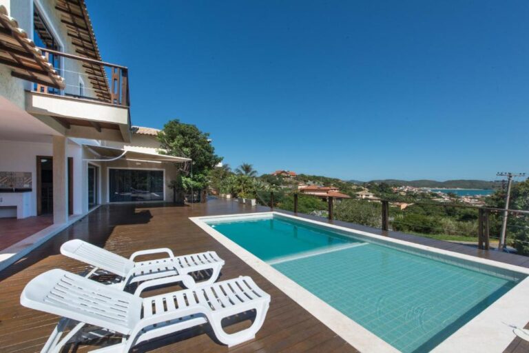Piscina da casa para temporada em João Fernandes, Búzios
