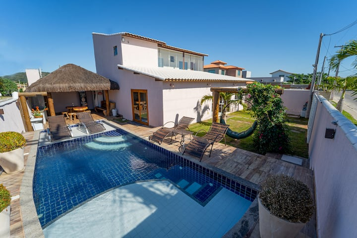 CASA PARA TEMPORADA EM BÚZIOS PARA 12 PESSOAS l PISCINA